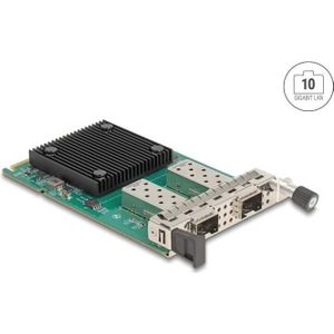 Delock - OCP 3.0 - Netwerkkaart - 2 x SFP+ - 10 Gigabit LAN, PCI Express 4.0