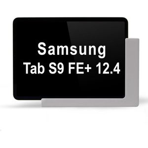 TabLines TWP033S Muurbeugel voor Samsung Tab S9 FE+ 12.4, zilver, Tablethouder