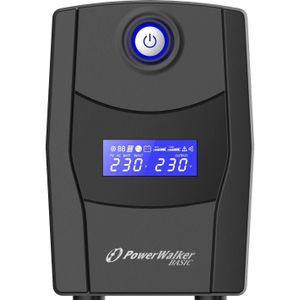 Powerwalker - Vi 800 Stl Fr - UPS - Zwart - 0.8 kVA - LCD