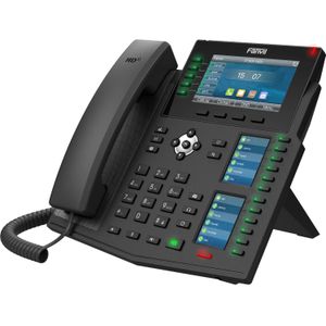 Fanvil - X6U - Voip-telefoon - Zwart - Kleurenschermen - Bluetooth