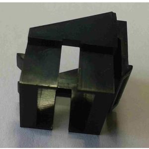 EFB Elektronik Kunststof frame voor Keystone zwart, Netwerk accessoires