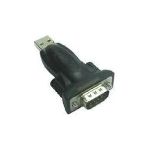 PremiumCord Př™evodník z USB2.0 na sériová poort (COM), krátká½, Auto-adapter, Zwart