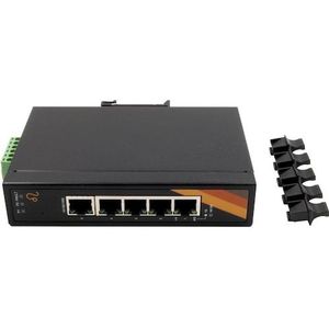 Exsys GmbH 5-poorts Ethernetschakelaar -5*10/100/1000Tx (5 ports), Netwerkschakelaar