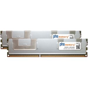 PHS-memory 64GB (2x32GB) Kit RAM-geheugen voor Fujitsu Primequest 2800B DDR3 LRDIMM 1333MHz (Fujitsu Primequest 2800B, 2 x 32GB), RAM Modelspecifiek
