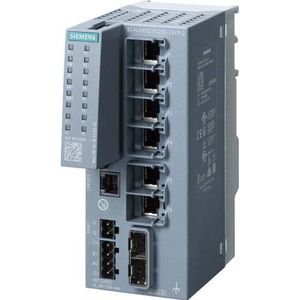 Siemens Scalance (8 ports), Netwerkschakelaar, Grijs