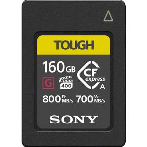 Sony - Tough CEA-G - Geheugenkaart - 160 GB - CFexpress type A - Geel - Zwart