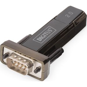 Digitus - USB2.0 Serieel-Adapter - Zwart - USB 2.0