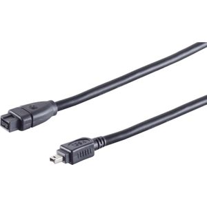 Shiverpeaks S CONN maximum connectivity FireWire-Anschlusskabel, IEEE 1394B Kabel, 9-pol Stecker auf 1394A 4-..., USB-kabel