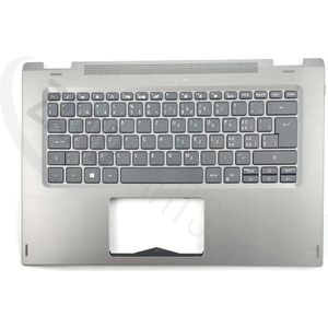 Acer SP314-51 Keyboard (SWISS/G) & Upper Cover (GRAY), Onderdelen voor notebooks, Grijs