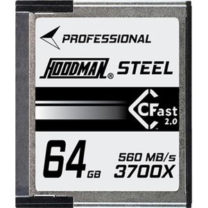 Hoodman CFast-kaart 64 GB 2.0 3700X U3 4K (64 GB, CFast 2.0, U3), Geheugenkaart