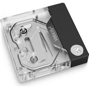 EKWB EK-Quantum Velocity² D-RGB CPU waterkoeler - Intel 1200, Nikkel + Acryl, CPU waterkoelers, Transparant