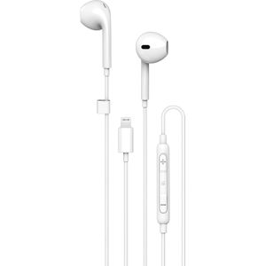 Unisynk 10345 hoofdtelefoon/headset Bedraad In-ear Gesprekken/Muziek Wit (Bedraad), Koptelefoon, Wit