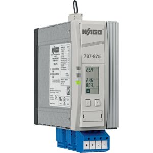 Wago EPSITRON -UPS Laad- en regeleenheidDC 24 V 20 A 787-875 (24 W), PC-voedingseenheid, Grijs