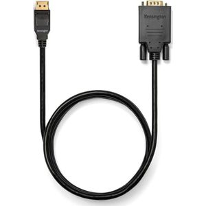 Kensington DisplayPort naar VGA M , passief unidirectioneel (1.80 m, DisplayPort), Videokabel
