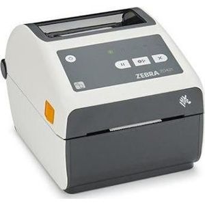 Zebra Labelprinter ZD421t 203 dpi Gezondheidszorg USB, BT, WLAN (203 dpi), Labelprinter, Grijs, Wit