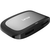 Lexar - Professional Dual-Slot USB 3.2 Gen 2 Type-C Geheugenadapter - Metalen Ontwerp - 10 Gb/s