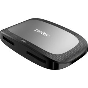 Lexar Professionele CFexpress Reader Type-A USB 3.2 Gen2 (USB-C), Geheugenkaartlezer, Grijs, Zwart