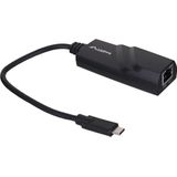 Lanberg - NC-1000-02 - Netwerkadapter - USB-C naar RJ-45 - 0,15 m