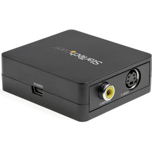 StarTech .com 1080p VGA naar RCA en S-Video Converter (Camera omvormer), Video omzetters