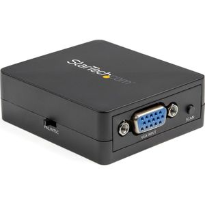 StarTech .com 1080p VGA naar RCA en S-Video Converter (Camera omvormer), Video omzetters