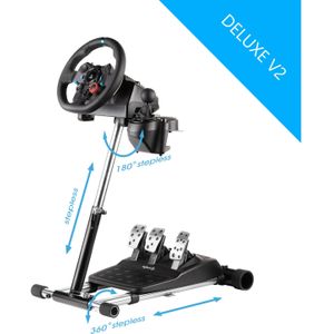 Wheel Stand Pro - Zwart V2 Deluxe - Geschikt voor Logitech G25/G27/G29/G920