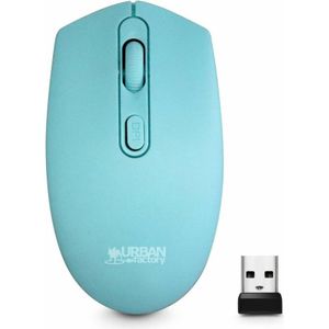 Urban Factory Souris sans fil Vrij (Bleu) (Draadloze), Muis, Blauw