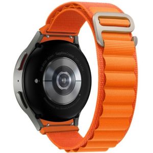 Tech-Protect Bescherm de TECH-PROTECT NYLON PRO SAMSUNG GALAXY WATCH 4 (Textiel), Horlogebandjes, Oranje