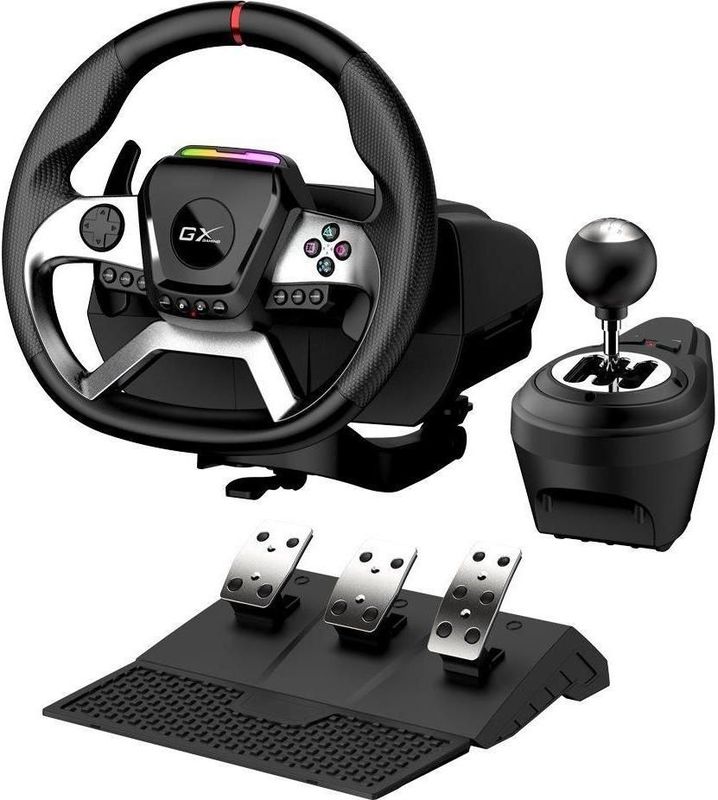Genius - GX Gaming Wheel Speedmaster X5 - USB-stuur - Zwart - Controller