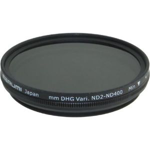 Marumi ND2-ND400 serie Variabele DHG (62 mm, ND / grijsfilter), Lensfilter, Grijs
