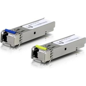 Ubiquiti UF-SM-1G-S-20: Set van 20 SFP-modules, Zendontvangers, Blauw