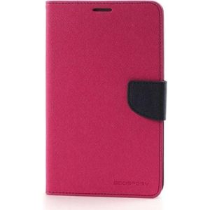 Goospery Fancy Diary-serie (Galaxy Tab 3 7.0 (2013)), Tablethoes, Blauw, Roze, Roze