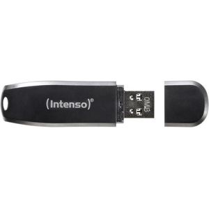 Intenso GEHEUGENSTATION FLASH USB3 128GB/3533491 (128 GB, USB-A), USB-stick, Zwart