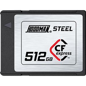 Hoodman CFexpress Kaart Type B 512GB 1700/1400MB/s (CFexpress, 512 GB), Geheugenkaart