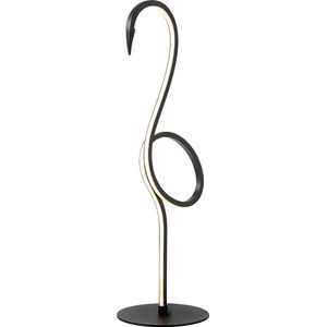 Elstead Lighting, Tafellamp, Elstead Flamingo LED tafellamp zwart 6W warm wit FLAMINGO-TL-BLK