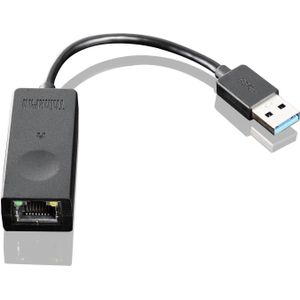 Lenovo - ThinkPad USB 3.0 Ethernet-adapter - Netwerkadapter - Zwart - USB 3.0 - Gigabit Ethernet