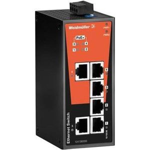 Weidmüller - WEID-netwerkschakelaar - 6 Havens - Unmanaged PoE-switch