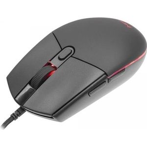 MS Industrial Bedrade gamingmuis Nemesis C315 2400 DPI programmeerbare knoppen zwart (Bedraad), Muis, Zwart