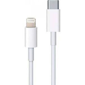 Reekin Apple iPad/iPhone/iPod Oplaadkabel [1x USB-C - 1x Apple Lightning Plug]. (1 m, USB 2.0), USB-kabel