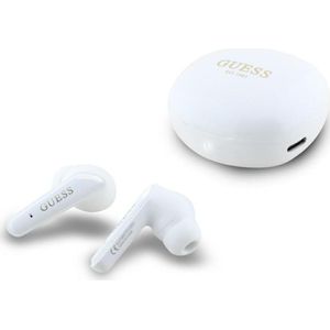 Guess - Glossy Classic Logo - Draadloze Oordopjes - Zwart - Kunststof
