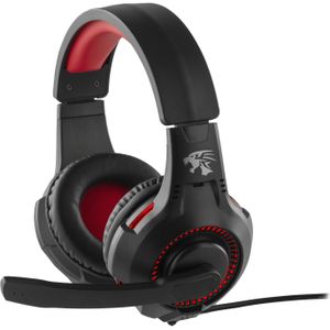 Inca Gaming Headset IGK-TX10 7.1, USB, RGB-LED (Bedraad), Gaming headset, Zwart, Rood