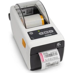Zebra ZD611-HC, 8 dots/mm (203dpi), USB, BT (BLE), Ethernet, EPLII, ZPLII, Kit (USB), wit (203 dpi), Labelprinter, Wit