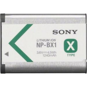 Sony NP-BX1 (Batterij), Stroomvoorziening voor de camera, Zilver