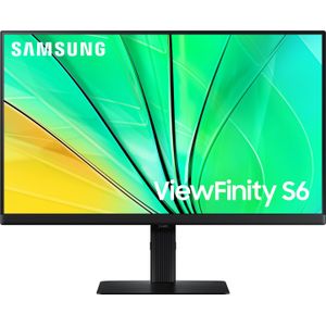 Samsung VIEWFINITY S60D 27 INCH 16:9 WQHD 2560X1440 5MS 1000:1 HDMI USB (2560 x 1440 pixels, 27"), Monitor, Zwart