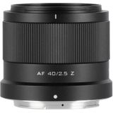 Viltrox - 40mm F2.5 AF - Objectief - Zwart - Compact Prime Lens