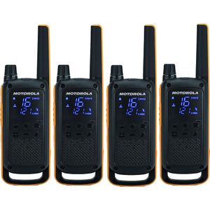 Motorola - TLKR T82 Extreme - Walkietalkie - Oranje - 10 km bereik - Quadpack