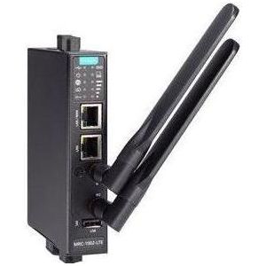Moxa MRC-1002-LTE-JP - Remote Connect gateway met 1 LTE mobiele telefoon aansluiting, 2 Ethernet, Router