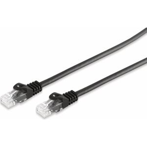 Shiverpeaks S/CONN maximale connectiviteit netwerkkabel-RJ45 patchkabel U/UTP metCat.7 raw kabel zwart 15m (U/UTP, CAT7, 15 m), Netwerkkabel