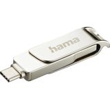 Hama C-Rotate Pro USB flash drive 512 GB USB Type-A / USB Type-C 3.2 Gen 1 (3.1 Gen 1) Zilver