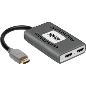 Eaton 2-poorts HDMI-splitter - 4K 60 4:4:4 Multi-Resolutie Ondersteuning HDR HDCP 2.2 USB-voeding, Schakeldoos