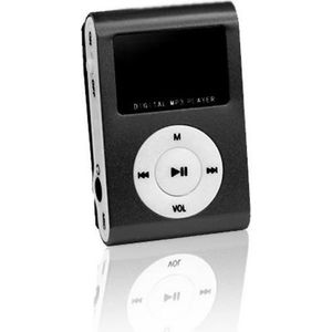 Setty MP3 met LCD + oortelefoon zwart (32 GB), MP3-speler + draagbare audioapparatuur, Zwart